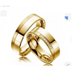 Par de Alianças Ouro 18k....