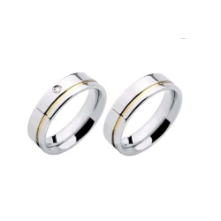 Par de Alianças Prata 950...