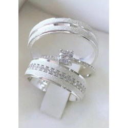 Par de Alianças Prata 950...