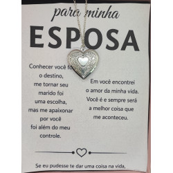 Pingente  Coração Prata  Nueva